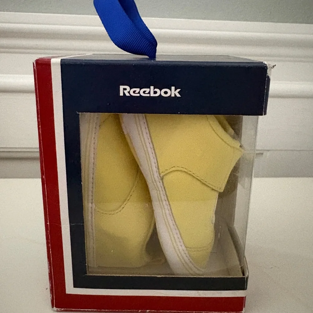 Reebok Yellow Baby Walker Shoes